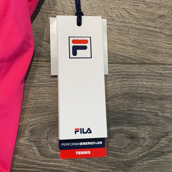 NWT Fila pink & blue tennis/active tank top medium - Picture 2 of 6